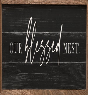 Our Blessed Nest Black